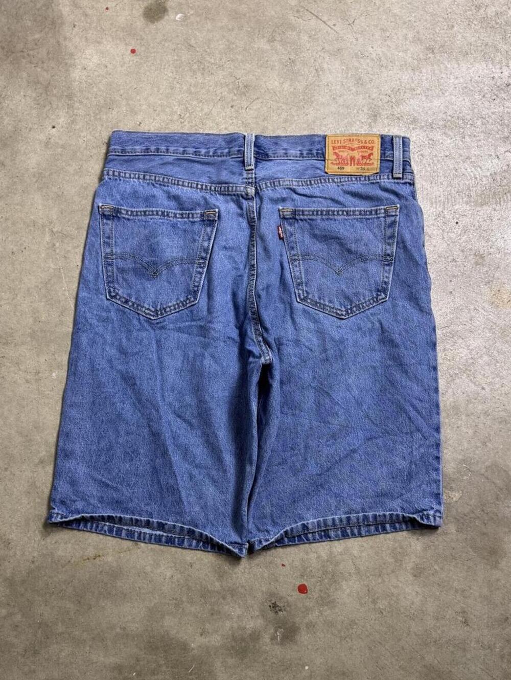 Levi’s 469 Loose Fit Denim Shorts Blue Size 36